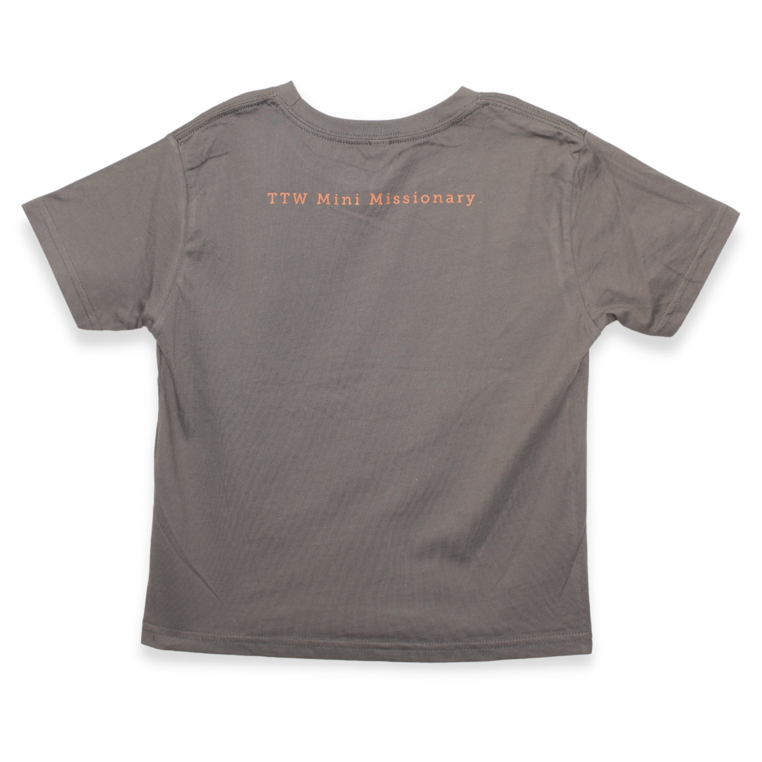 Mini Missionary gray youth t-shirt